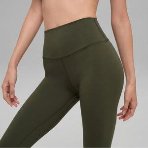 ALO SoftSculpt High-Waist Legging | Green Olive | Small | NEW WITH TAGS